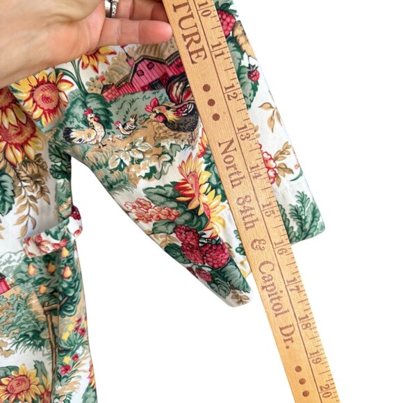 Gianna Rose 100% Cotton Smock Lagenlook Artist Gardening Jacket Multicolor - Picture 6 of 10